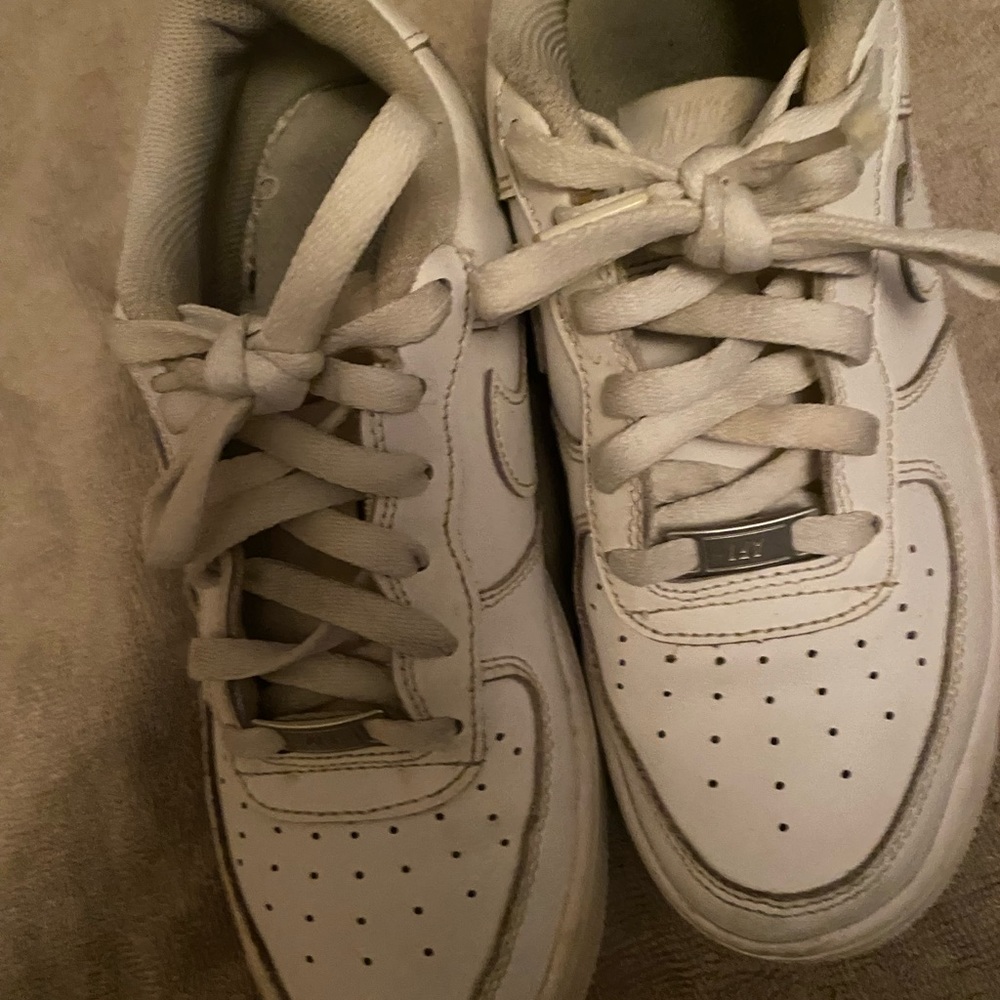 Nike white air forces women